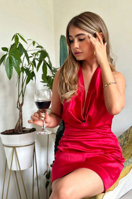 VESTIDO SATÍN