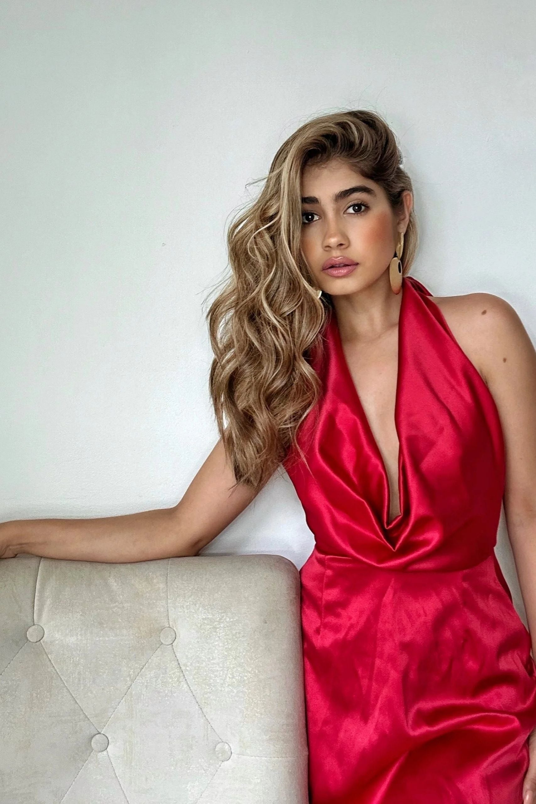 VESTIDO SATÍN