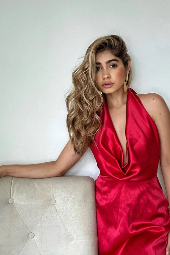 VESTIDO SATÍN