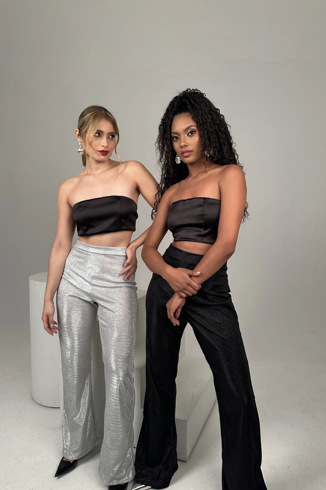 CROP TOP SATIN
